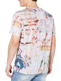 Guess Mens Summer Nights Graphic T-Shirt, Small by Vanessa Jane