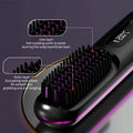 Portable Wireless Hair Straightener Comb – USB Rechargeable, 3-Speed, Negative Ion by DailySale