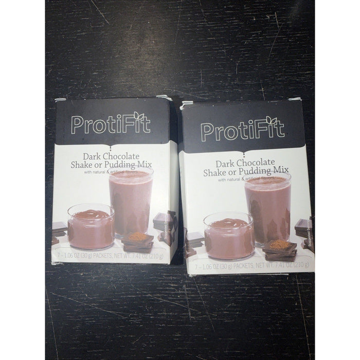 2 Boxes Of Proti Fit Dark Chocolate Pudding-Shake by Price Is Right Miami