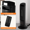 Portable Electric Space Heater with Remote & Thermostat by DailySale