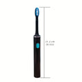 Sonic Electric Toothbrush – 6 Brush Heads, 3 Modes, AA Battery, IPX7 Waterproof by DailySale