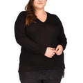 Michael Michael Kors Plus Size Lace-Hem Sweater by Vanessa Jane