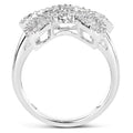 0.58 Carat Genuine White Diamond .925 Sterling Silver Ring by Bids.com