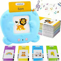 Flash Card Learning Toy – 112 Cards, 224 Words, USB Rechargeable Reading Toy for Kids (Pink/Blue) by DailySale