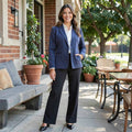 Nine West Women's One-Button Shawl-Collar Stretch Jacket, 24W by Vanessa Jane