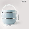 Stainless Steel Insulated Bento Lunch Box – 2/3/4 Layer by DailySale