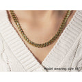 14k Yellow Gold Polished Miami Cuban Chain Necklace by Bids.com