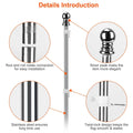 6Ft Stainless Steel Wall Mounted Flag Pole by DailySale