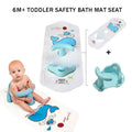 6M+ Infant Toddler Tub Seat Non-slip Safety Chair with Heat Sensitive Bath Mat by DailySale