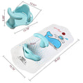 6M+ Infant Toddler Tub Seat Non-slip Safety Chair with Heat Sensitive Bath Mat by DailySale