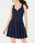 B Darlin Womens Sleeveless V Neck Fit Flare Dress, Size 11/12 by Vanessa Jane
