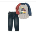 Kids Headquarters Little Boys Print Shirt and Joggers by Vanessa Jane