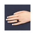 7.38 Ct Red Garnet Prong Silver Engagement Solitaire Ring by Fine Color Jewels