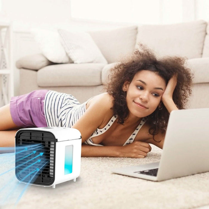 7-Color Change Portable Mini Air Conditioner Cooling Fan by DailySale
