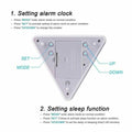 7 Color Changing LED Alarm Clock by DailySale
