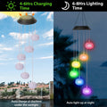 7 Color Changing Solar Wind Chime Lights Sea Urchins Decorative Lamp by DailySale