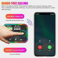 7 Color LED Backlit Light Bluetooth FM Transmitter and Dual USB Charger by DailySale