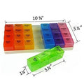 7 Day Extra Large Pill Organizer with Cute Travel Case by DailySale