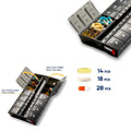 7-Day Push Button Pill, Medicine, Vitamin Organizer with AM/PM Large Compartments by DailySale