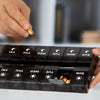7-Day Push Button Pill, Medicine, Vitamin Organizer with AM/PM Large Compartments