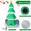 7 Ft. Inflatable Christmas Tree Santa Decor with LED Lights by DailySale