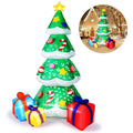 7 Ft. Inflatable Christmas Tree Santa Decor with LED Lights by DailySale