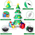 7 Ft. Inflatable Christmas Tree Santa Decor with LED Lights by DailySale