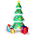 7 Ft. Inflatable Christmas Tree Santa Decor with LED Lights by DailySale