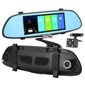 7'' HD 1080P Car DVR Dual Lens Camera Vehicle Rearview Mirror Dash Cam Recorder by DailySale