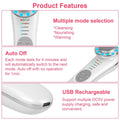 7-in-1 Facial Massager Ultrasonic High Frequency Face Lifting Machine by DailySale