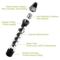 7-in-1 Grinder Blunt Kit with Smoking Metal Tip Cleaning Brush by DailySale