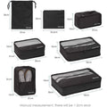 7-Pack: FITNATE Travel Storage Bag Breathable, Lightweight and Durable by DailySale