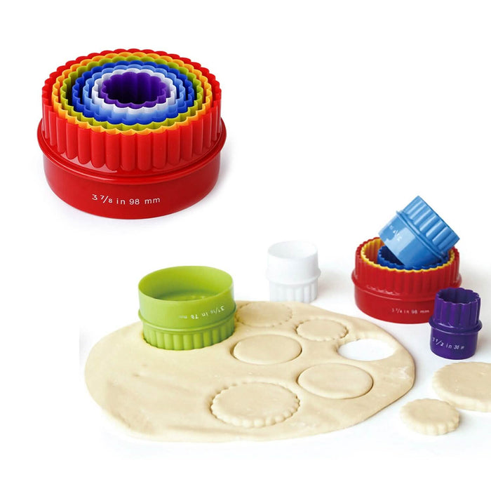 7-Pack: Premium Quality Two-Sided Biscuit Cutter Set For Cookies And Fondant Cakes by DailySale