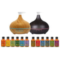 7-Pack: Ultrasonic Essential Oil Diffuser With Essential Oils by DailySale