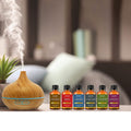 7-Pack: Ultrasonic Essential Oil Diffuser With Essential Oils by DailySale