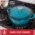 7-Piece: Basque Enameled Cast Iron Cookware Set by DailySale