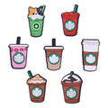 7-Piece: Frappucino Croc Shoe Charms Set by DailySale