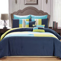 7-Piece: Luxury Bordered Queen Comforter Set by DailySale