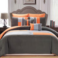 7-Piece: Luxury Bordered Queen Comforter Set by DailySale