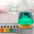 7-Piece: Premium Ultrasonic Aromatherapy Cool Mist Humidifier Diffuser with Essential Oil Gift Set by DailySale
