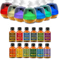 7-Piece: Premium Ultrasonic Aromatherapy Cool Mist Humidifier Diffuser with Essential Oil Gift Set by DailySale