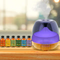 7-Piece: Premium Ultrasonic Aromatherapy Cool Mist Humidifier Diffuser with Essential Oil Gift Set by DailySale