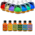 7-Piece: Premium Ultrasonic Aromatherapy Cool Mist Humidifier Diffuser with Essential Oil Gift Set by DailySale