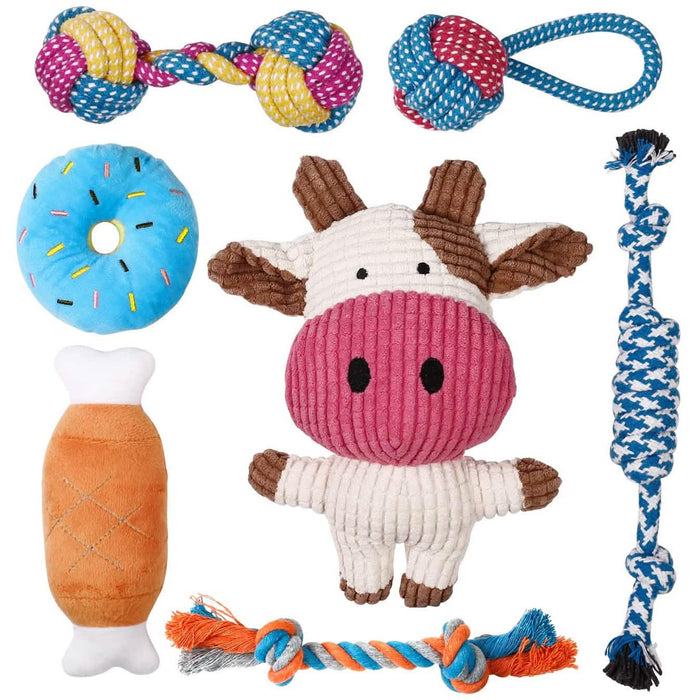 7-Piece: Puppy Cord Chew Toys by DailySale