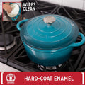 7-Piece Set: Basque Enameled Cast Iron Cookware Set by DailySale