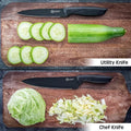 7-Piece Set: Chef Knife, Bread, Carving, Utility, Pairing, Cheese, Pizza by DailySale