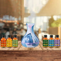 7-Piece Set: Hydro Dipped Ultrasonic Aromatherapy Diffuser With Essential Oil Gift Set by DailySale