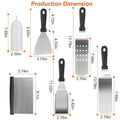 7-Piece Set: Stainless Steel BBQ Grilling Utensil Tools by DailySale