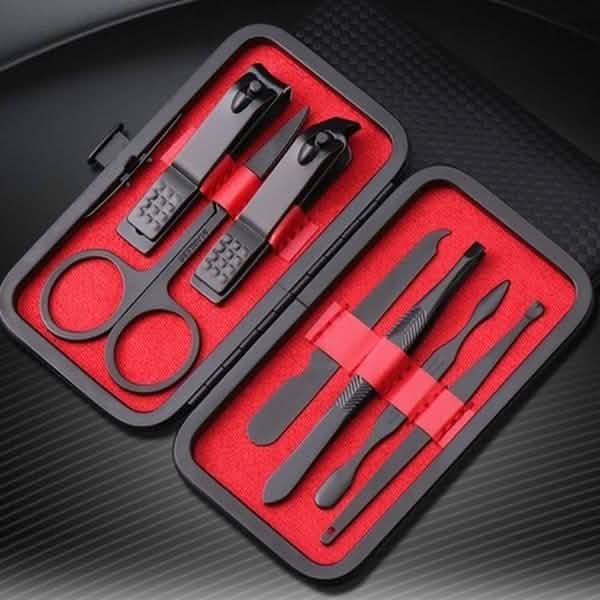 7-Piece: Stainless Steel Manicure Pedicure Kit by DailySale