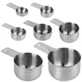 7-Piece: Stainless Steel Measuring Cups by DailySale